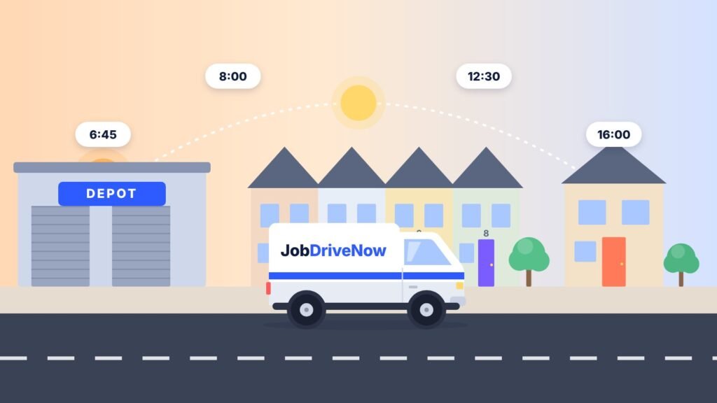 A day in the life of a JobDriveNow delivery driver